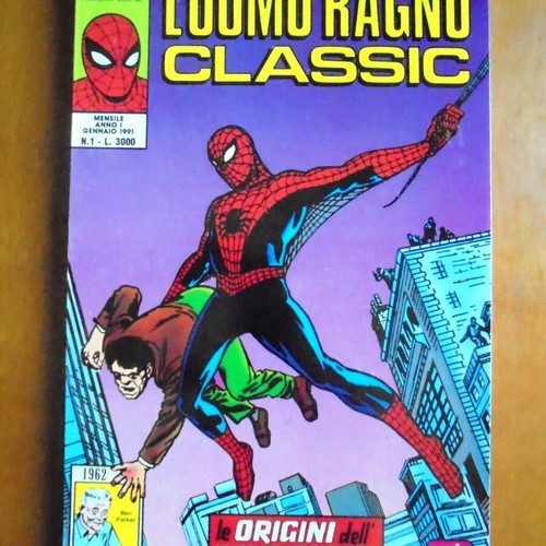 Spiderman #1 Italian comic used, first appearance and early stories