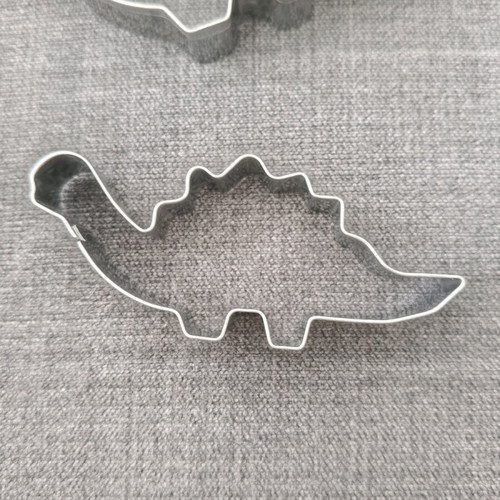 Dinosaur cookie cutters new, set of 4 stainless steel