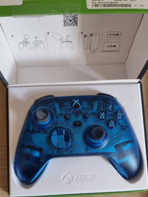 Xbox controller blue electric like new