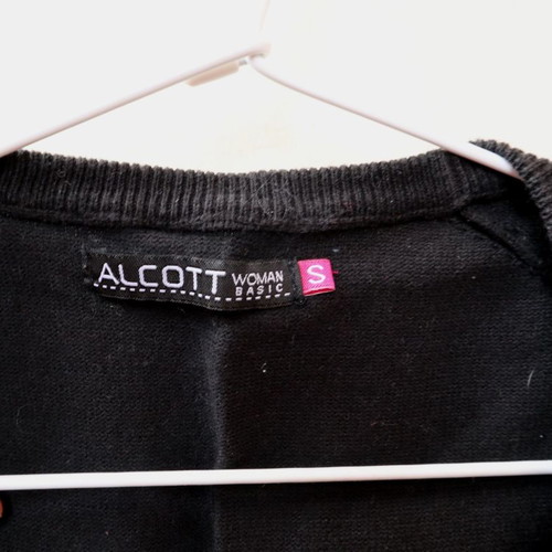 Alcott sleeveless sweater used, black, size S