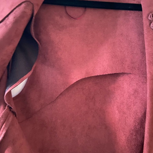 Γυναικείο γιλέκο σουεντ μπορντό Zara σαν καινούργιο, large
