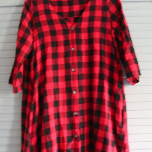 Zara shirt used, black-red, size Medium