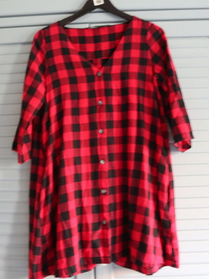 Zara shirt used, black-red, size Medium