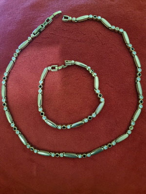 Винтидж комплект позлатен 9k като нов