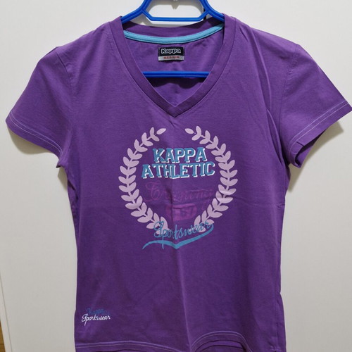 Kappa women's purple T-shirt, size M