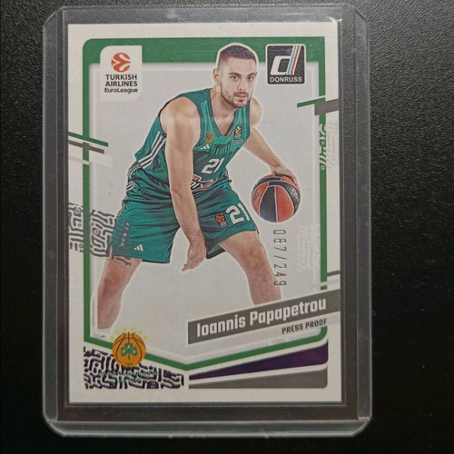 Papapetrou Panathinaikos card 087/249 like new Panini Euroleague