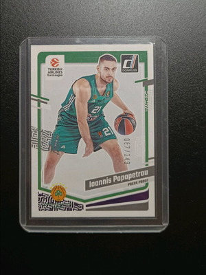 Papapetrou Panathinaikos card 087/249 like new Panini Euroleague