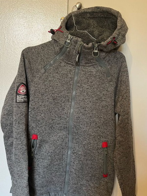 Superdry cardigan gray size S like new