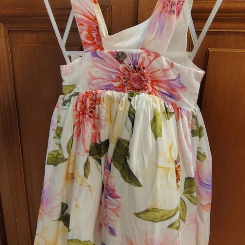 Alouette baby dress 2 years new, pink multicolor