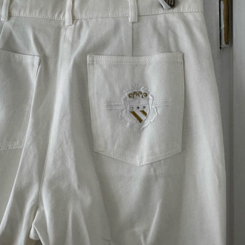 White pants XS used