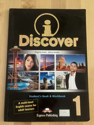 Discover 1 Student's Book & Workbook, English course for adults