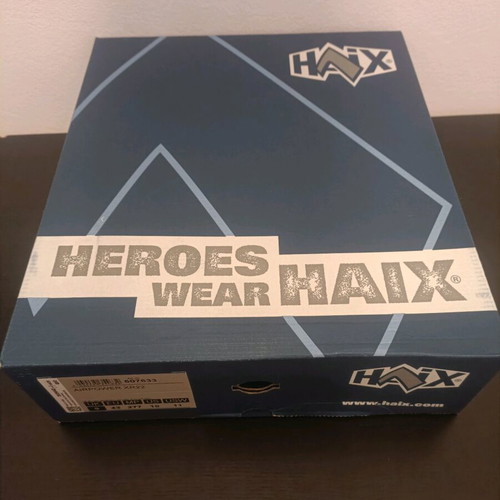 Haix Airpower XR22 boots like new, size 43, black