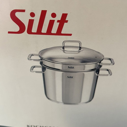 Silic Quadro 24cm Pastapot pasta pot, stainless steel