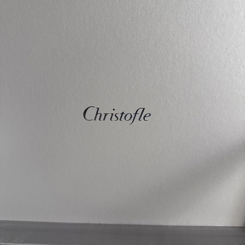 Christofle cutlery set 12 pcs with case