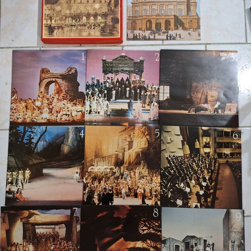 Strate Di Gala alla Scala vinyl records like new, pack of 9, classical music
