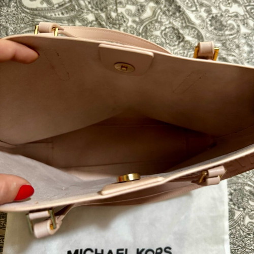 Michael Kors shoulder tote new, nude pink and beige