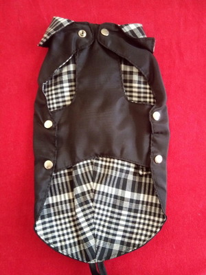 Dog jacket reversible new, 34 cm