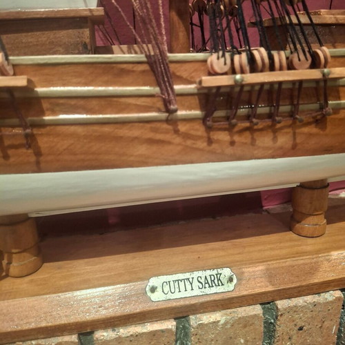 Cutty Sark wooden sailing ship replica like new