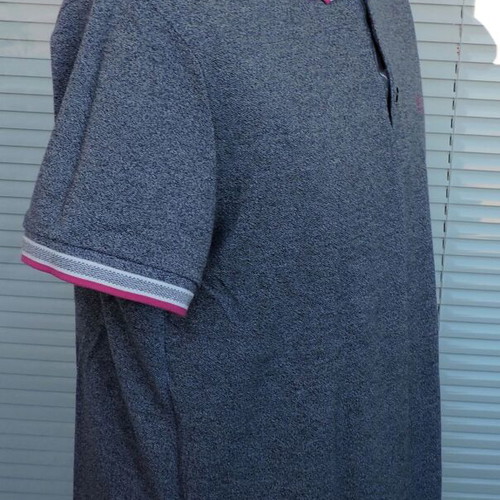 Hugo Boss Paddy men's grey polo shirt, size L, 100% cotton
