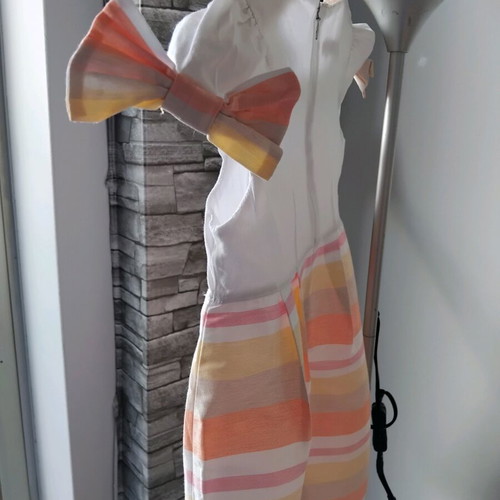 Raxevsky dress 6 years like new, white multicolor