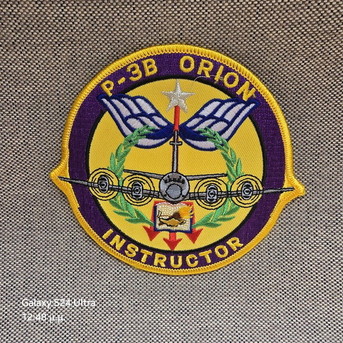 P-3B ORION INSTRUCTOR patch new