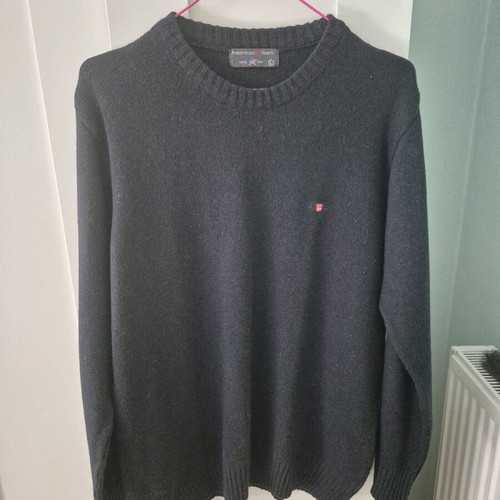 American Stars Men's Black Knit Sweater Size L like new