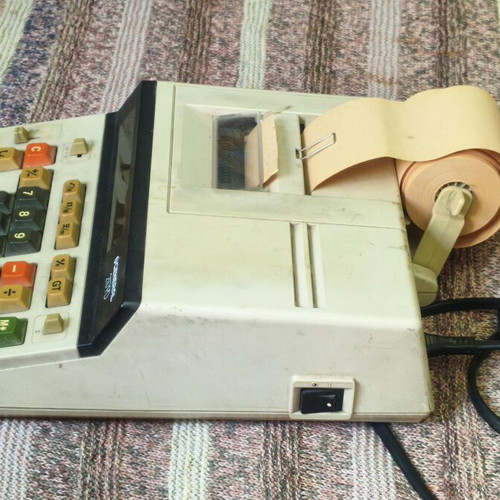 General 2117PD Vintage Printing Calculator used