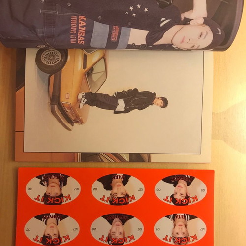 Neozone Album C Version by NCT127 with photobook, lyricbook, stickers, and cards
