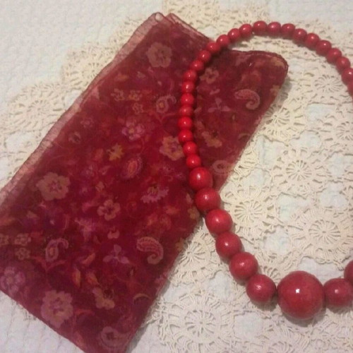 Artesiana Mexicana ethnic necklace and scarf new