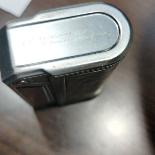 Lost Vape Therion DNA 133 used, silver with brown leather