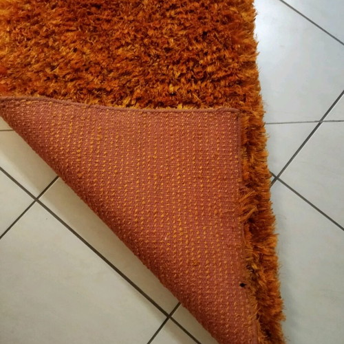Shaggy runner rug 70x240 cm, orange Luna