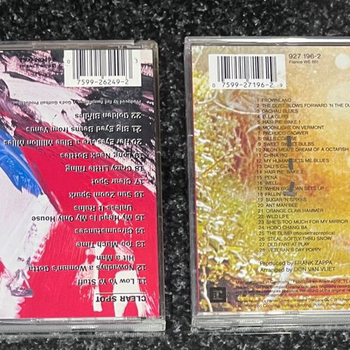 Captain Beefheart CDs like new, blues genre