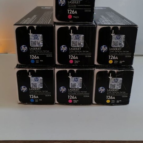 HP 126A toner set of 7 sealed new