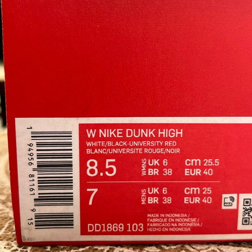 Nike Dunk Panda High WMNS new, size 40, black and white