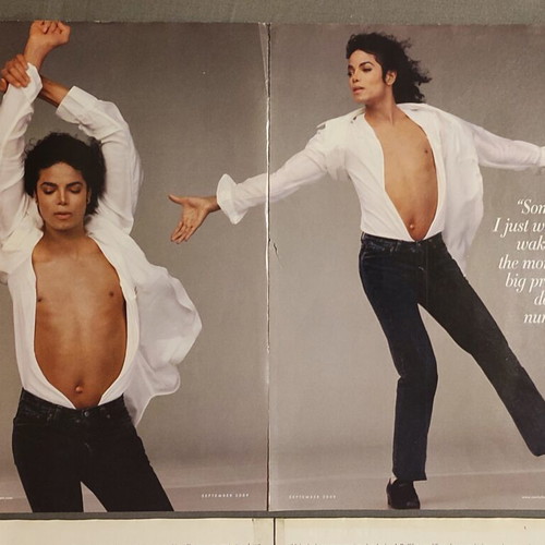 Michael Jackson Vanity Fair magazine used, anniversary collectible