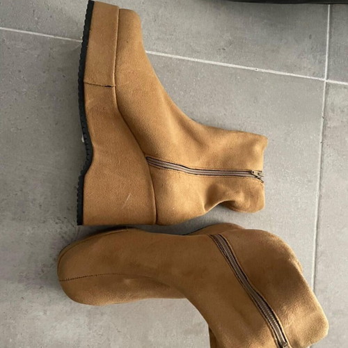Sock boots like new, camel color, size 39, women's
