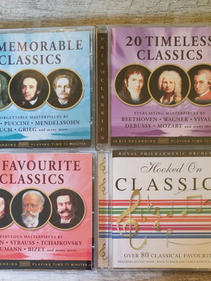 Pack of 4 classical music CDs used in good condition