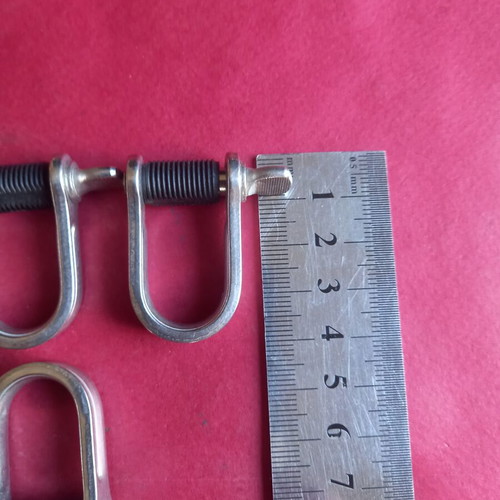Nautical stainless steel U-shaped keys new