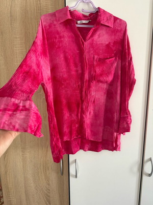 Zara фуксия риза large употребявана