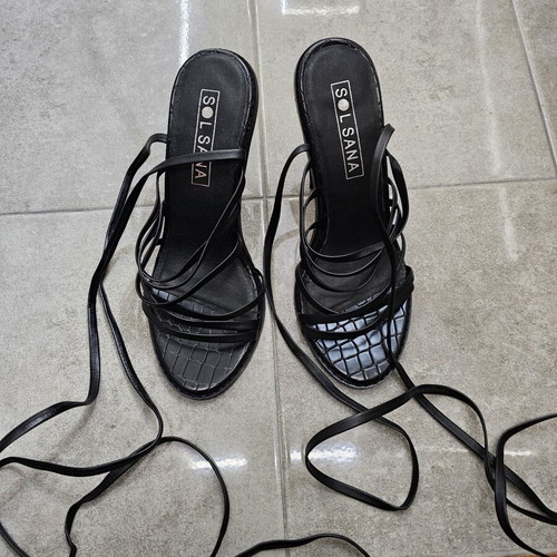 Sol Sana high-heeled sandals like new, size 40, black