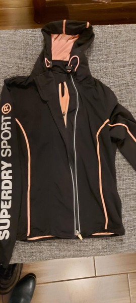 Αθλητική γυνακεια ζακέτα με κουκούλα Superdry No Large -Medium