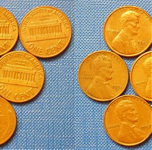 Αμερική Ηνωμένες Πολιτείες 5 Σεντς 1957-1970 5 νομίσματα (В 019)