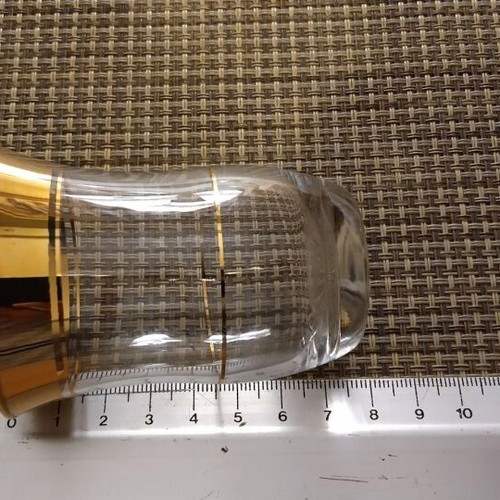 Glasses with Saucers like new with Gold Decoration