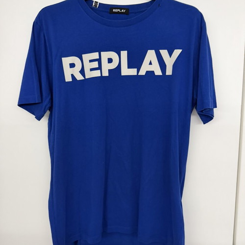 Replay t-shirt medium used, blue