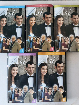 Asi Τουρκική σειρά καινούργια, 5 κασετίνες, 70 DVD μεταγλωτισμένα