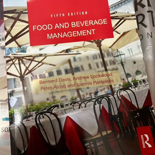 Food and Beverage Management book new
