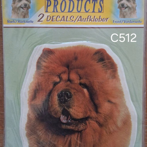 Dog breed stickers pack of 2