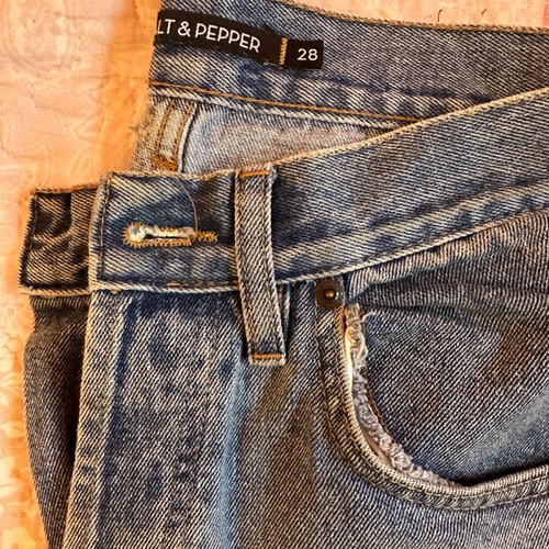 Saltandpepper jeans like new, size M 38 10, blue