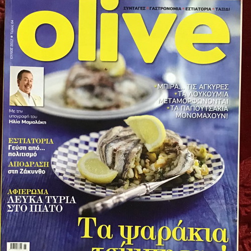 Olive magazines like new, pack of 10 issues