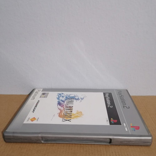 Final Fantasy X platinum case and manual for PS2, used